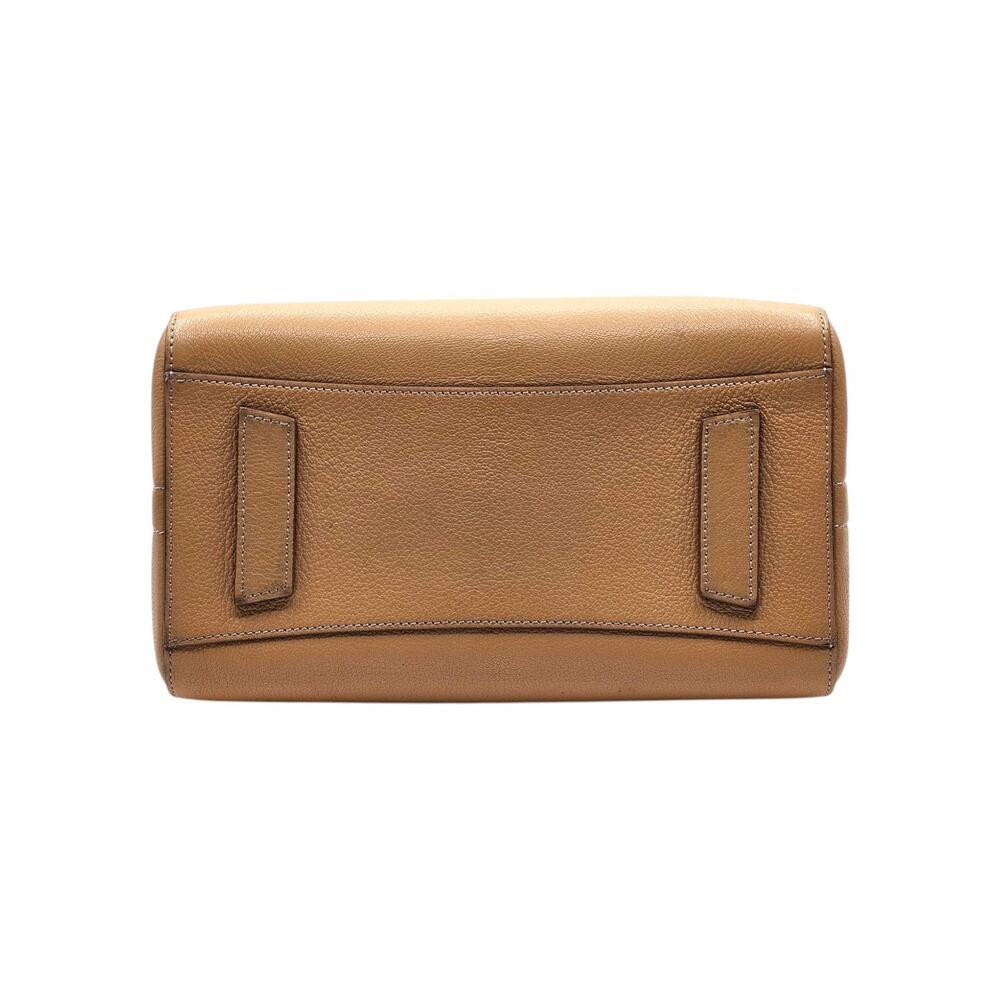 Givenchy Antigona Small Sugar Goatskin Leather Satchel Bag Brown - $2500 - Picture 4 of 8